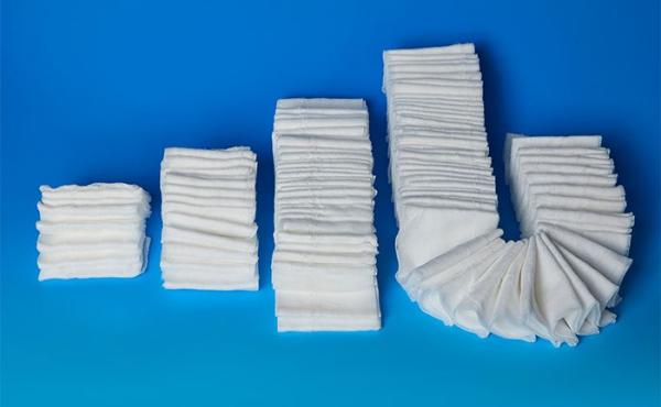 Verbandmull handgelegt unsteril - 20-Fädig, aus 100% Baumwolle, Sterilisierbar (SSB-fähig)