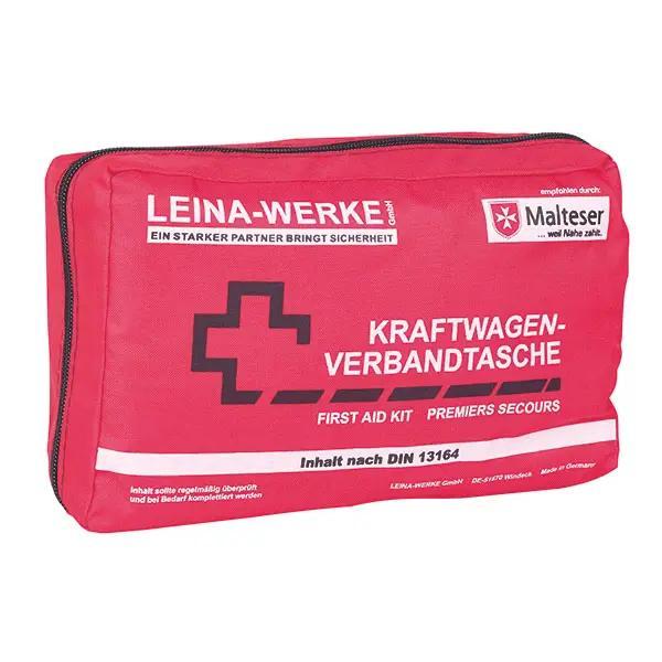 Verbandtasche fertig gefüllt nach DIN 13164-2014 für KFZ und Erste Hilfe