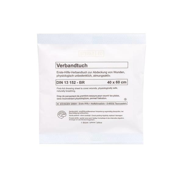 Verbandtuch SO DIN 13152 - einzeln steril verpackt, atmungsaktiv