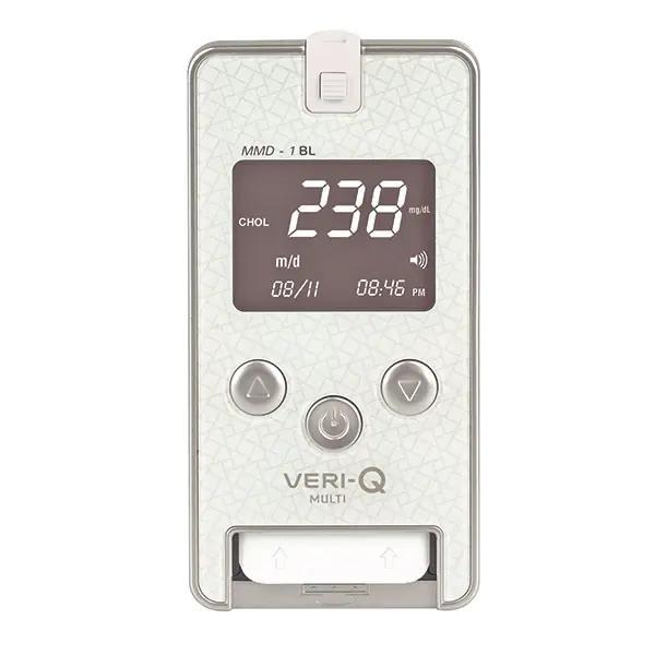 Preview: VERI-Q MULTI Messgerät - Zur Überwachung von Lipidprofilen, Glukose- und Cholesterinwerten