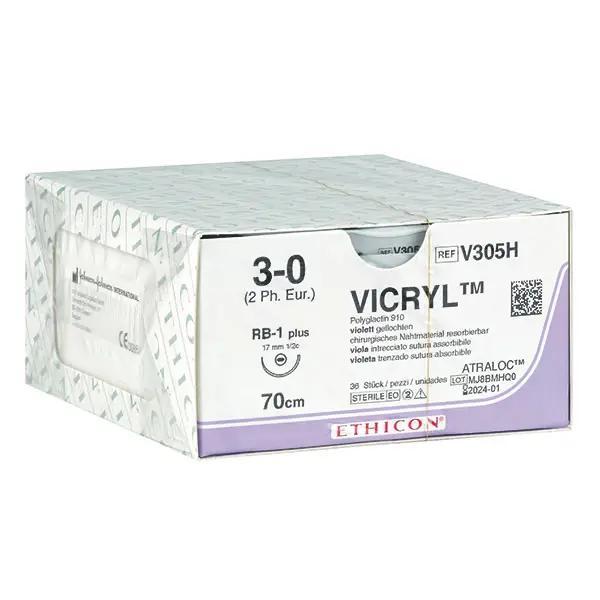Vicryl, Ethicon - Steriles Nahtmaterial für die Adaptation von Weichgewebe und Ligaturen