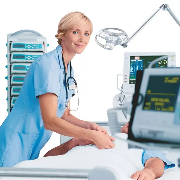 Preview: Visiano 20-2 P TX, mit Federarm, 4-fach dimmbar - Untersuchungsleuchte