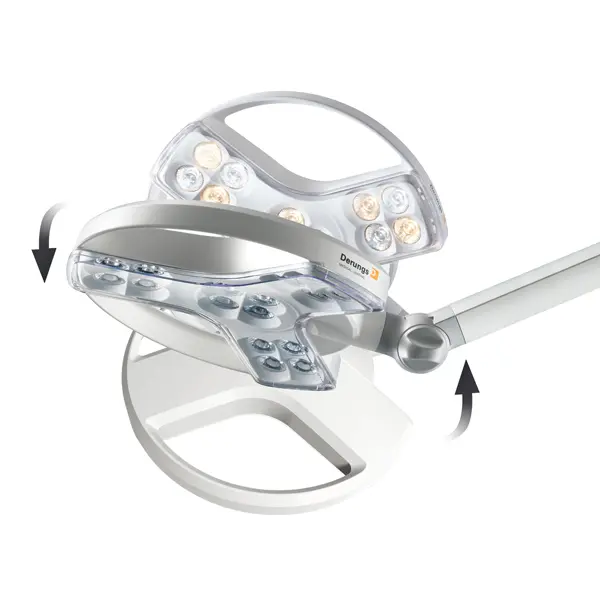 Preview: Visiano 20-2 P TX, mit Federarm, 4-fach dimmbar - Untersuchungsleuchte