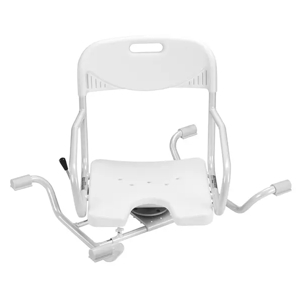 Wannen-Drehsitz - Sicherer Kunststoffsitz mit Rücken- und Seitenlehne, 90° drehbar