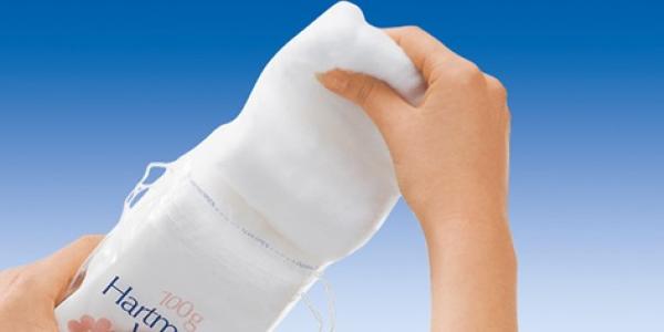 Preview: Watte in Zickzack-Lagen - 100% Baumwolle (SSB-fähig)