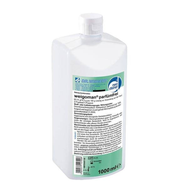 Preview: Weigoman parfümfrei- Händedesinfektionsmittel