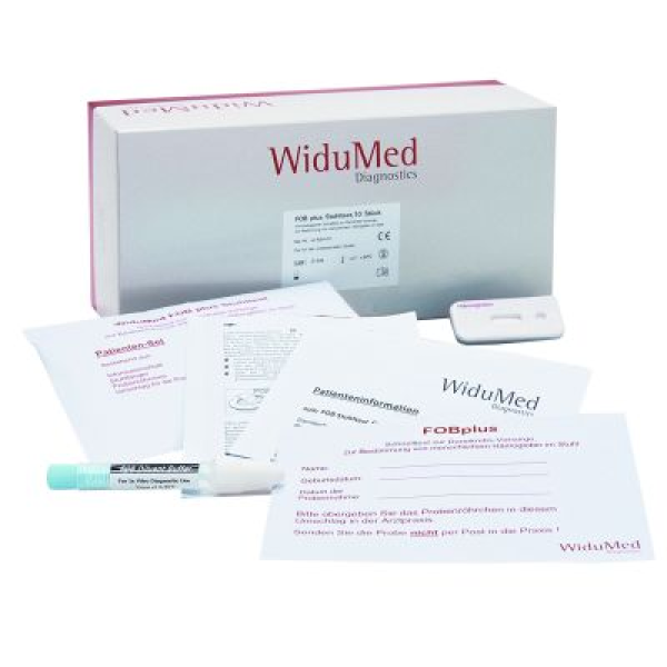 Widumed FOB-Stuhltest - Immunchemischer Kassettentest zum Nachweis von okkultem Blut