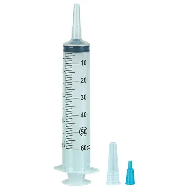 Wund- und Blasenspritzen - 3-teilig mit zusätzlichem Luer-Adapter