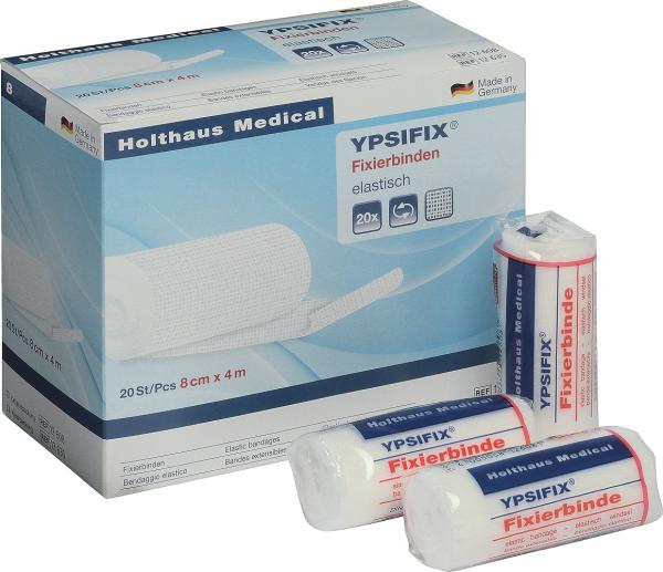 YPSIFIX Fixierbinde - 20 Stück Weiß 4 Meter (SSB-fähig)