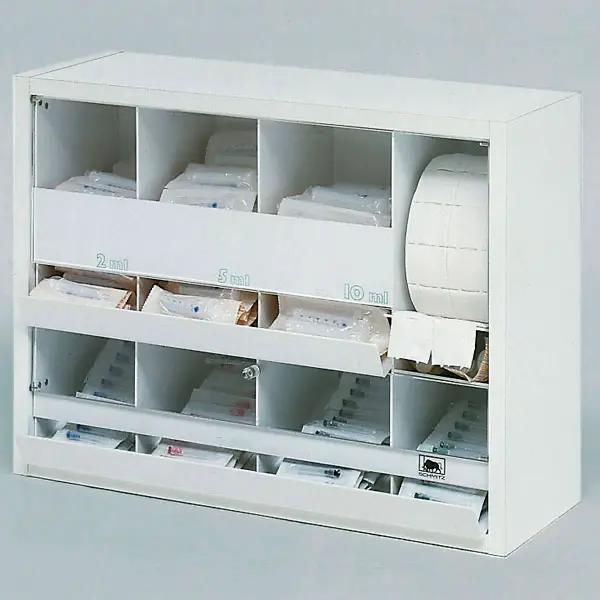 Preview: Zubehör für Medi-Net Vielzwecktische - Spender/Abfallsammler/Befestigungswinkel/Beutel