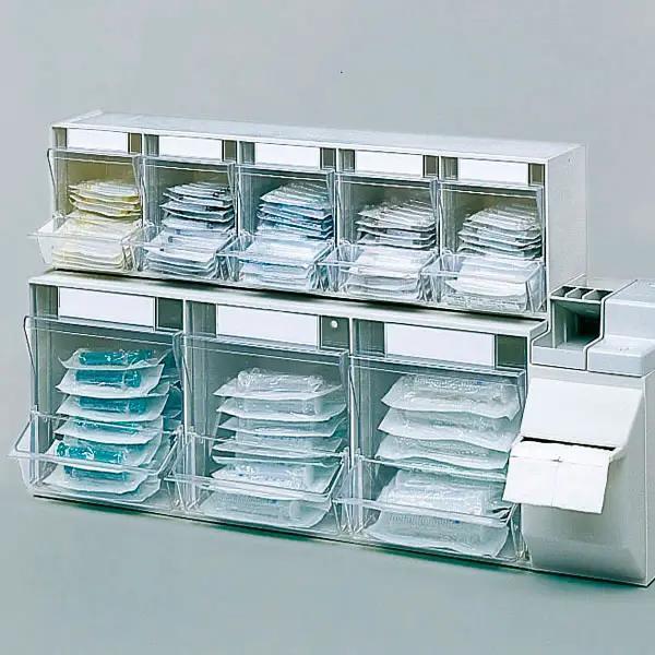 Preview: Zubehör für Medi-Net Vielzwecktische - Spender/Abfallsammler/Befestigungswinkel/Beutel