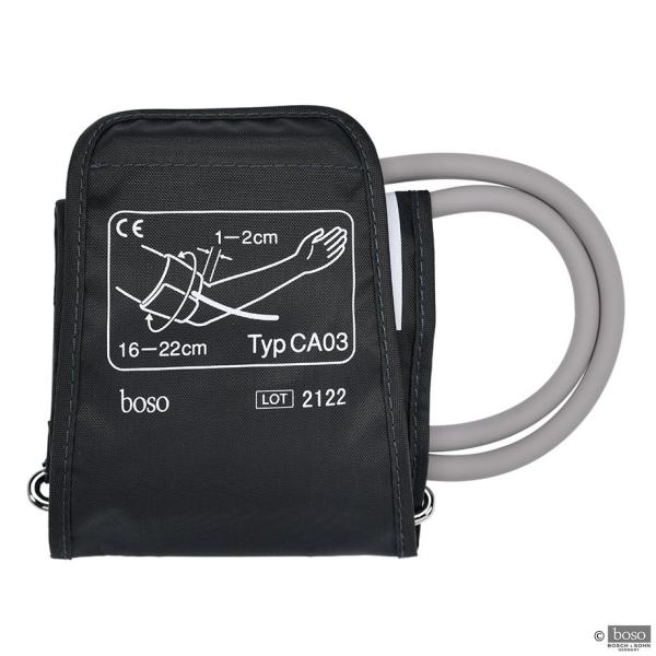 Zugbügel-Klettenmanschette komplett mit Verbinder, Gr. XS - Für Boso Geräte