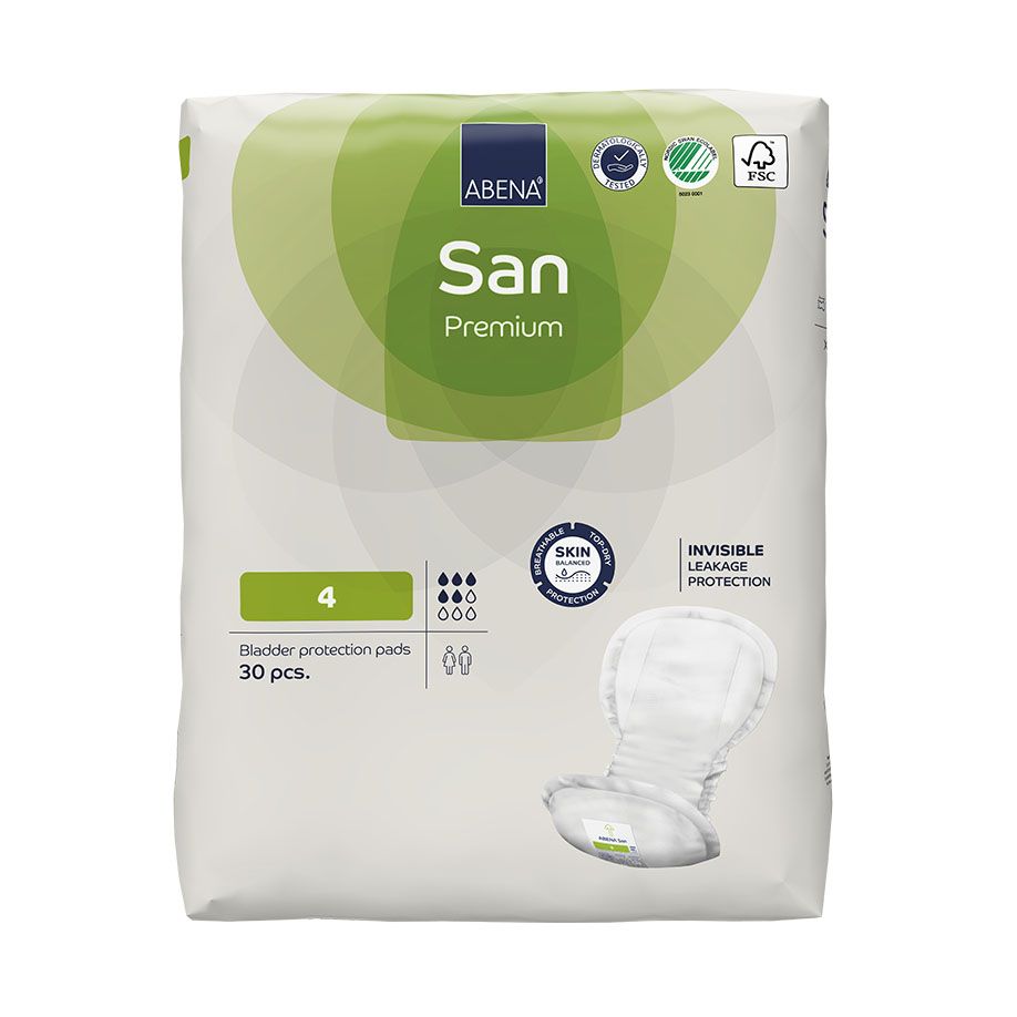 Abri-san Premium Nr. 4 - Hochwertige Einlagen für mittelschwere bis schwere Inkontinenz