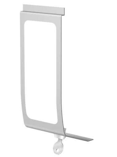 Abschließplatte für Wandspender plus TLS - 1.000 ml, mit großem Sichtfenster