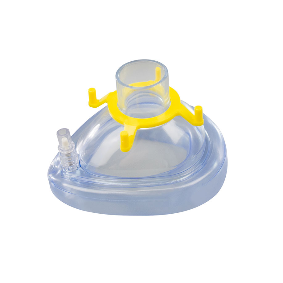 AERObag PVC-Einmal-Beatmungsmaske mit Ventil - latexfrei