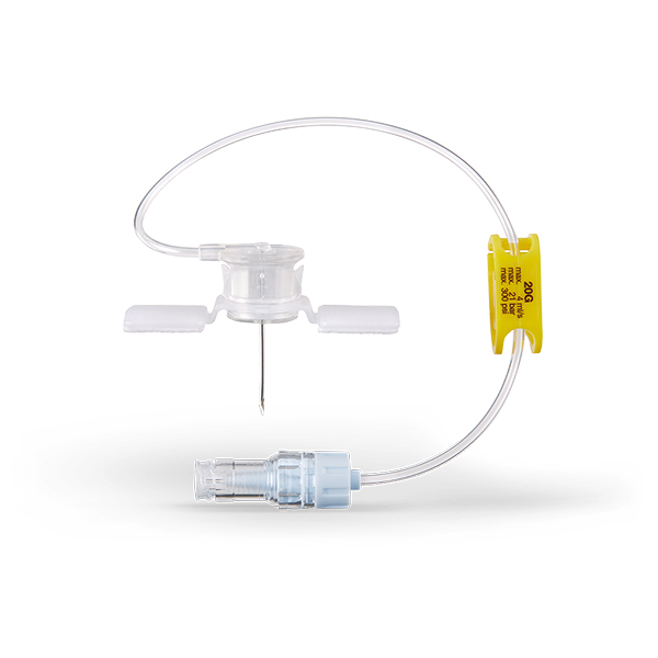 Ambix NONCORstick Safe Portkanülen - mit biegsamen Flügeln und Hautauflage-Polstern (SSB-fähig)