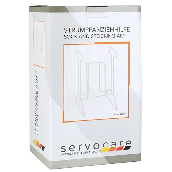 Anziehhilfe für Kompressionsstrümpfe - Weiß, Höhe: 34,5 cm