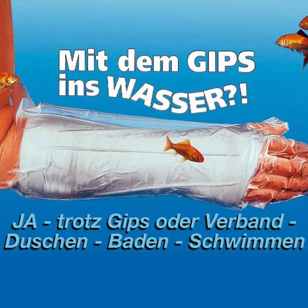 Aqua Stop - Wiederverwendbarer Verbandschutz für Gips und Verbände