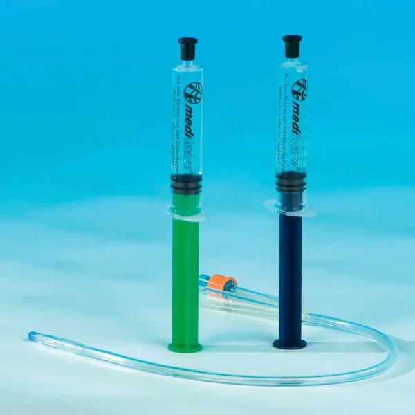 Aqua/Glycerin-Spritze - 10 ml Spritze, gefüllt mit Aquadest-Glycerin-Gemisch 10 %
