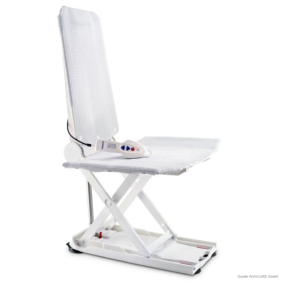 Aquatec Orca Badewannenlift - Weiß, Akkubetrieb, Mit absenkbarer Rückenlehne