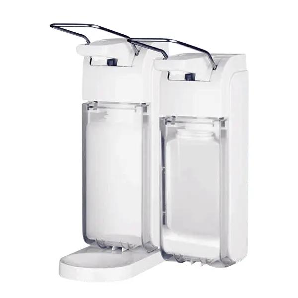 Armhebelspender Universal mit Wandhalterung - Für 500/1.000 ml Flaschen, Ohne Tropfschale