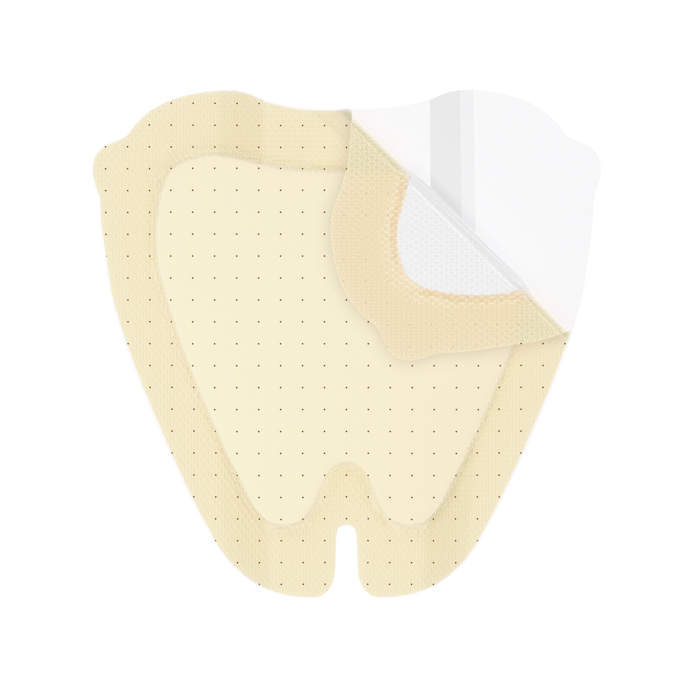 Askina DresSil Sacrum - Silikonbeschichteter Schaumstoffverband, steril (SSB-fähig)