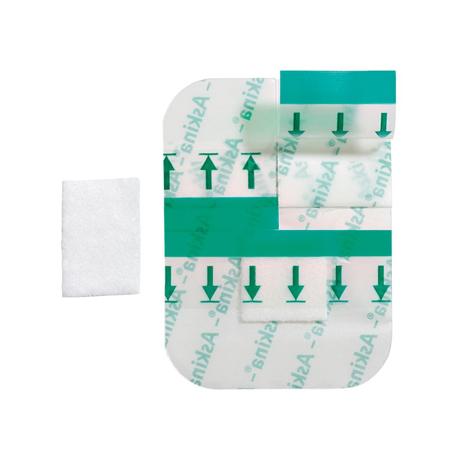 Askina soft clear I.V. Fixierverband, steril - 6 x 8 cm für Venenverweilkanülen (SSB-fähig)