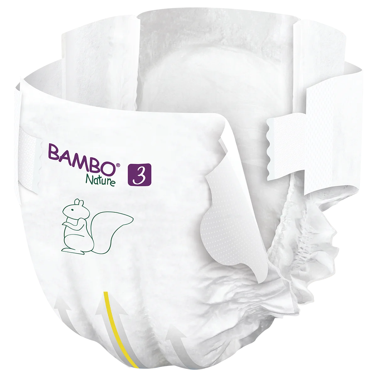 BAMBO Nature Windeln - Weich, bequem und selbst für empfindlichste Haut geeignet (SSB-fähig)