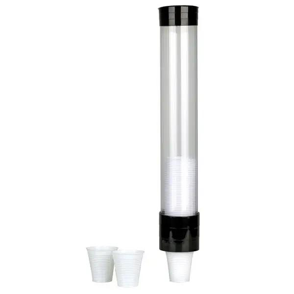 Becherspender aus Plexiglas zur Wandmontage