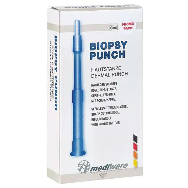 Biopsy Hautstanzen - Für schonende Gewebe- und Hautproben - Mit aufsetzbarer Schutzkappe (SSB-fähig)