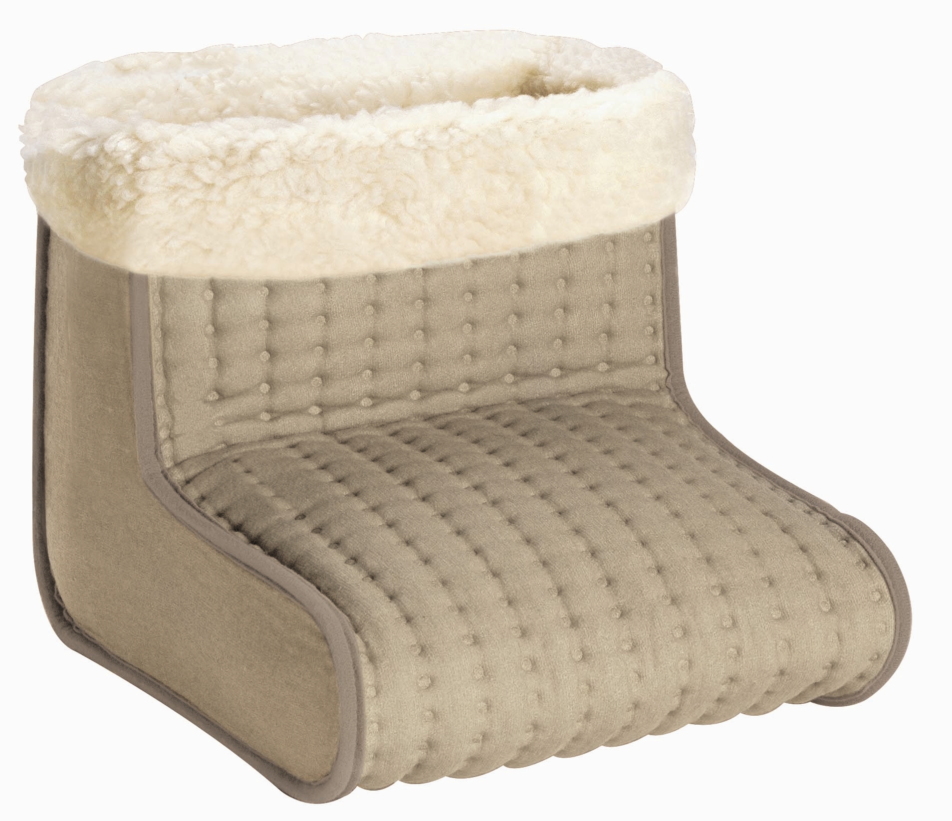 Boso Fußwärmer Bosotherm 3000 - Mit herrausnehmbarem Teddy-Innenfutter
