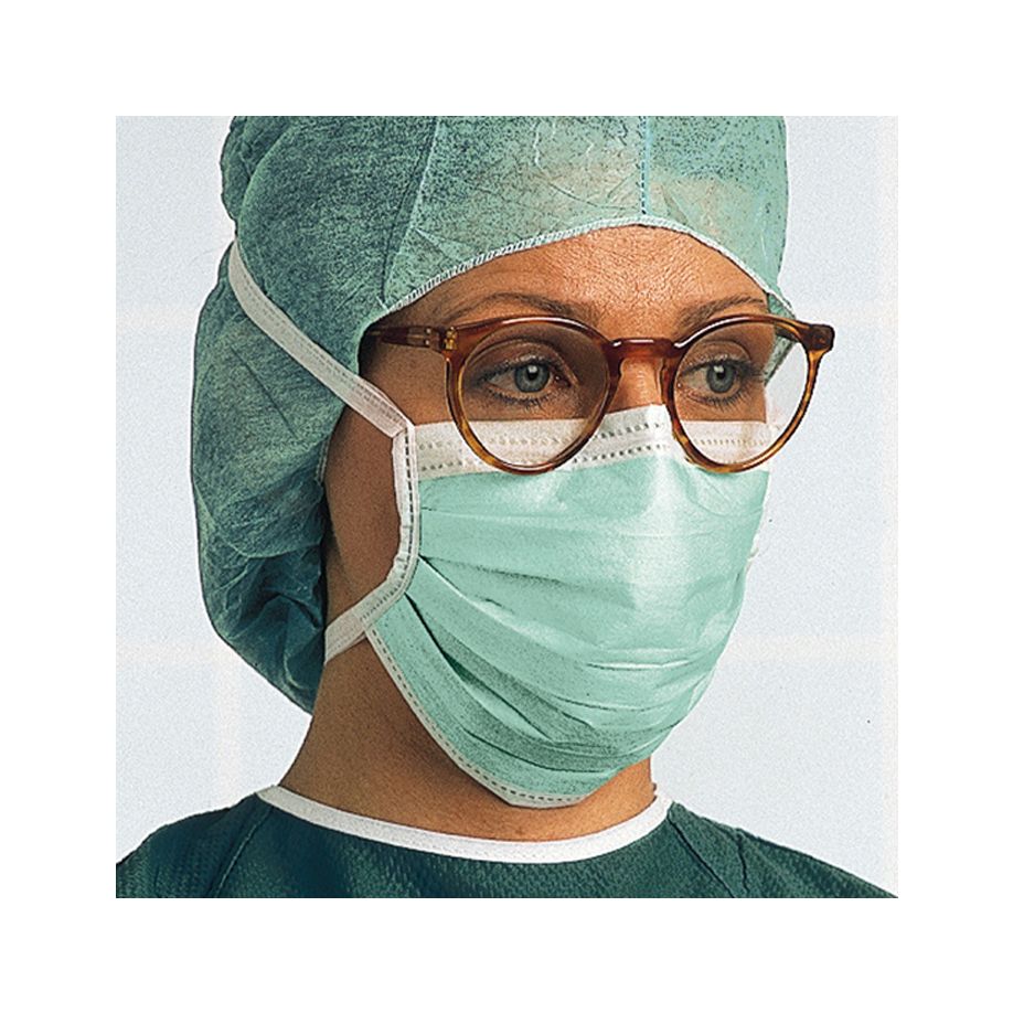 Carpex Carat OP-Masken - Zum Binden, Mit  langem Nasenbügel