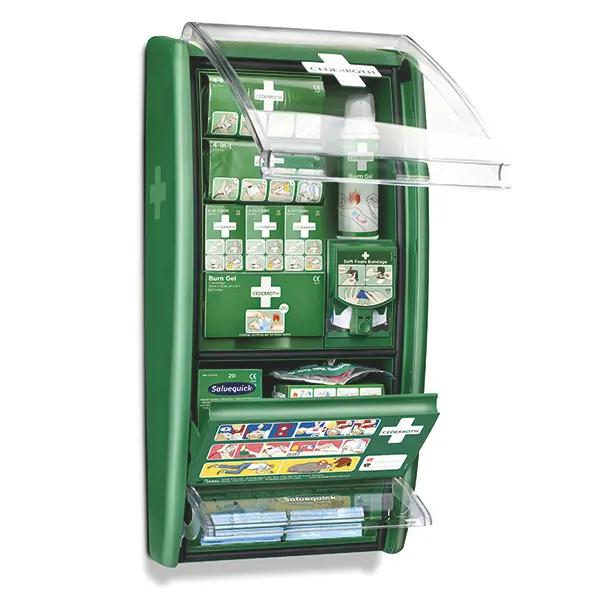 Cederroth First Aid & Burn Station - zur Schnitt- und Brandwundenversorgung, 14-teilig