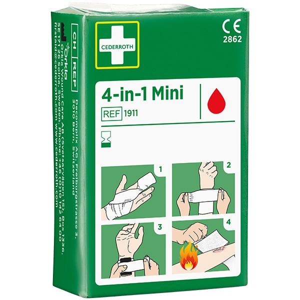 Cederroth Schutzpaket - Beatmungsmaske mit Rückschlagventil, Kontamination vorbeugend