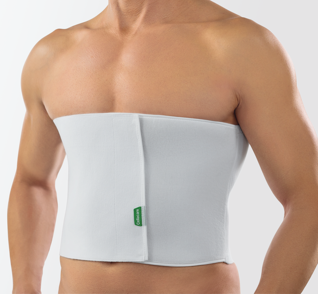 Cellacare Thorax M/F - Weiße Rippenbruchbandage für Männer und Frauen