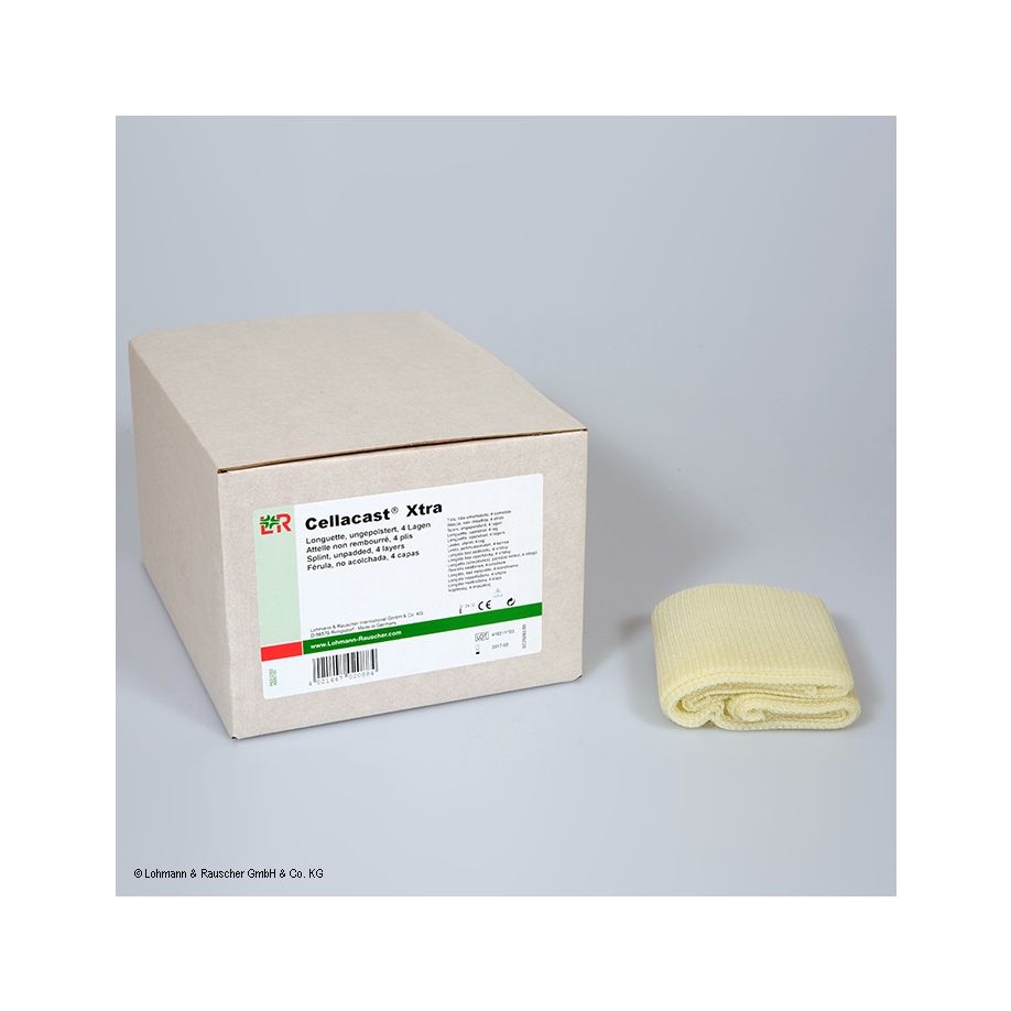 Cellacast Xtra Longuette, ungepolstert - Fertigabschnitte zur Herstellung von Schienen (SSB-fähig)