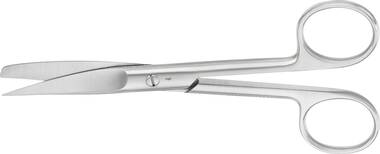 Chirurgische Schere Standard, spitz/stumpf - 14,5 cm, gebogen