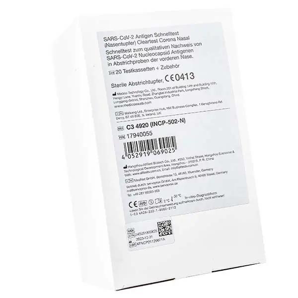 Cleartest Corona Antigen Test - einfache Anwendung, schnelles Ergebnis, hohe Genauigkeit