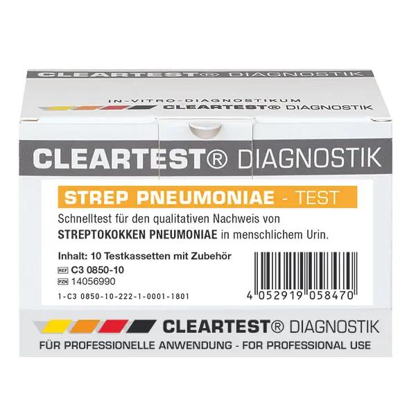 Cleartest Pneumokokken - Schnelltest aus dem Harn auf eine Pneumokokkeninfektion