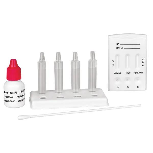 Cleartest Schnelltest / Kombitest zum Nachweis von Adonoviren, RSV und Influenza A & B