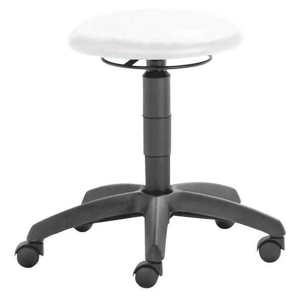 Comfort Drehhocker Kenny - Gepolsterte Sitzfläche mit desinfizierbarem Kunstlederbezug