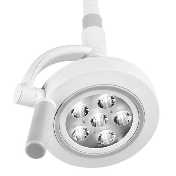 Comfort LED Untersuchungsleuchte auf 5-Fuß Fahrstativ - Helligkeitsregulierung in 5 Stufen