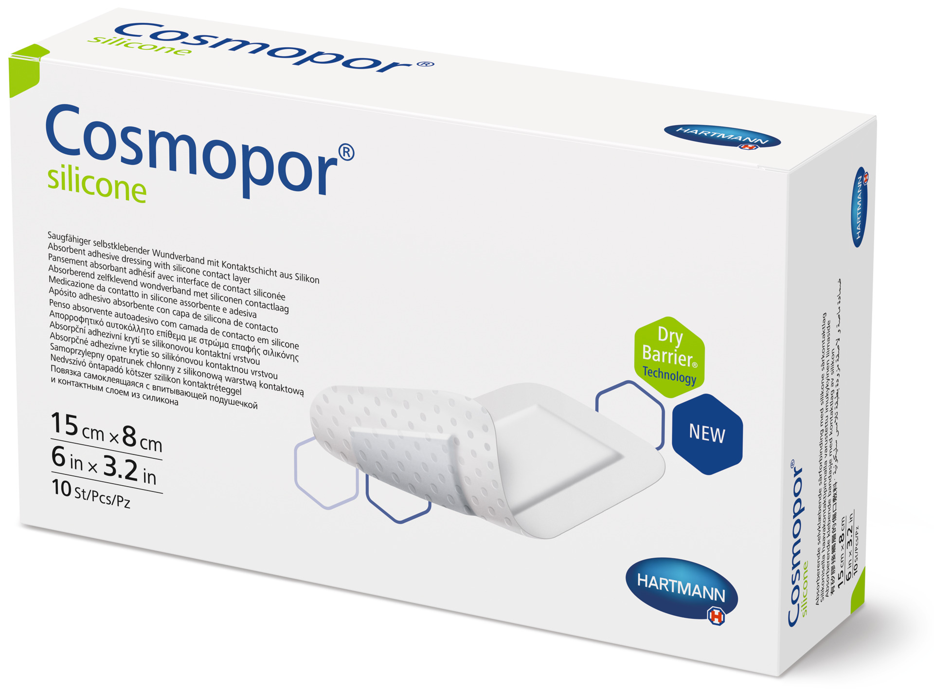 Cosmopor Silicone - Steriler Wundschnellverband mit Silikon-Haftschicht  (SSB-fähig)