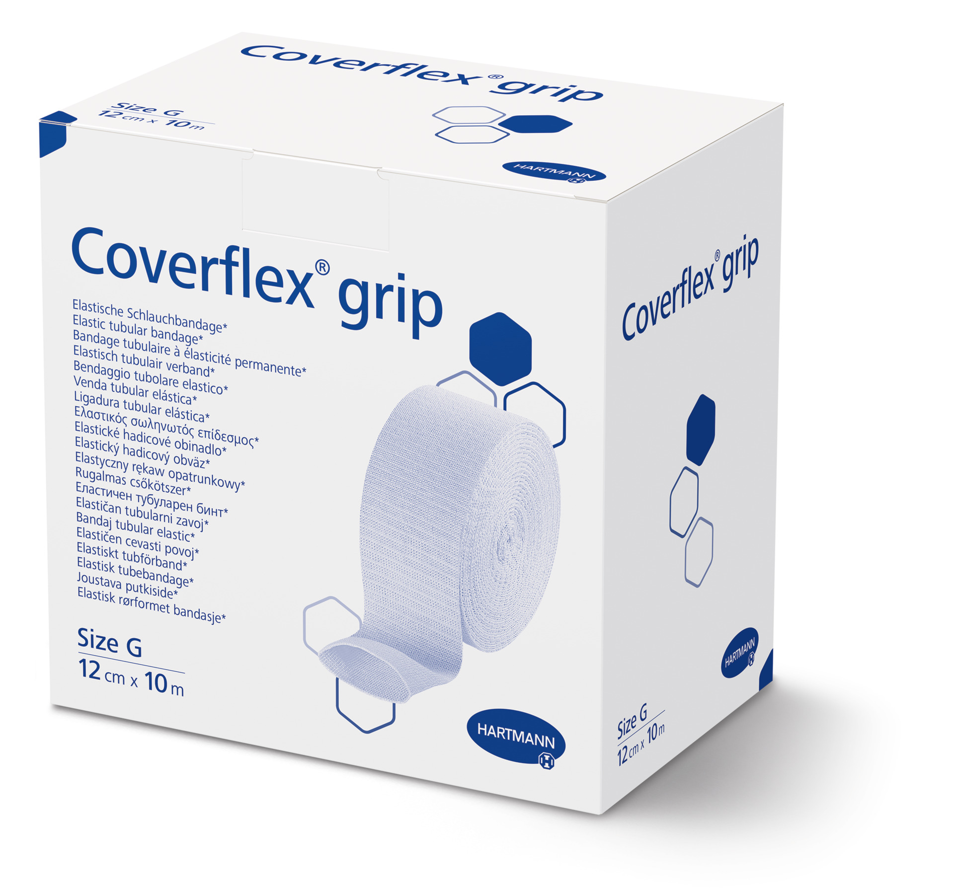 Coverflex grip - Elastische Schlauchbandage, Fixierung Wundauflagen, Unterstützt Gelenke