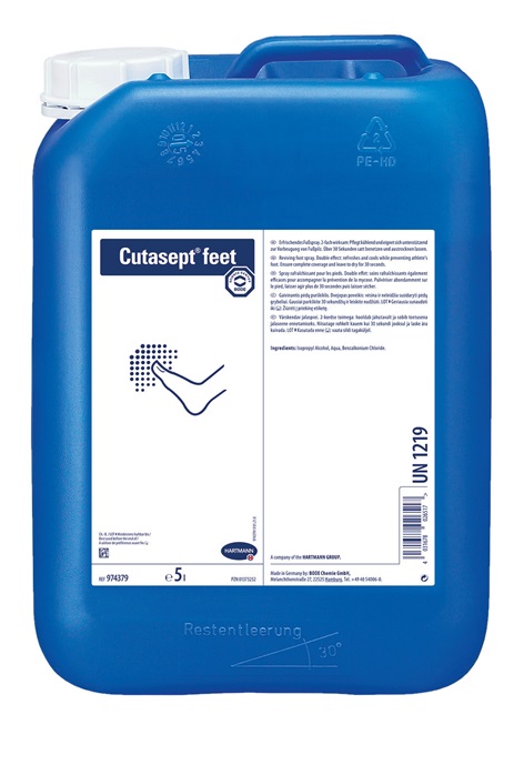 Cutasept Feet - Fußspray - Vitale Fußpflege und Fußpilzprophylaxe