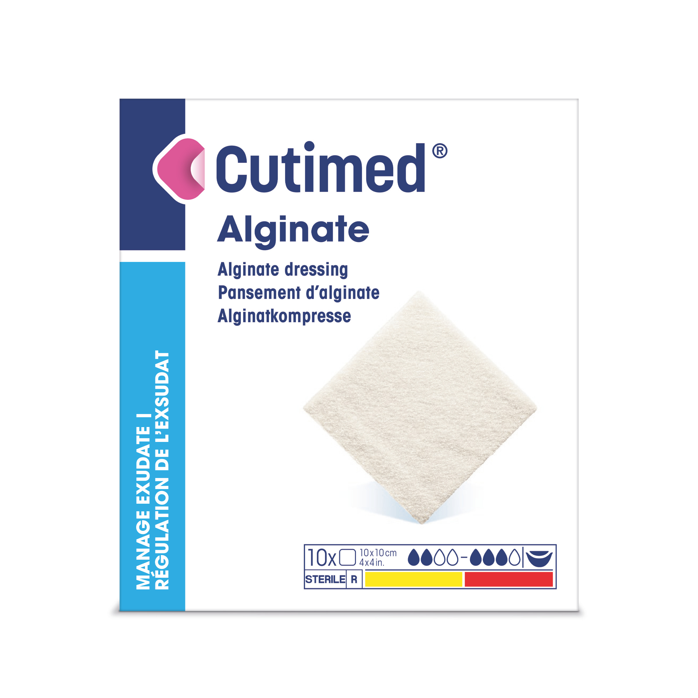 Cutimed Alginate - Kompressen aus Calcium-Natriumalginat (SSB-fähig)