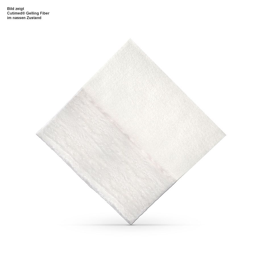 Cutimed Gelling Fiber - Hydrofaserverband als Kompresse, Gel bildend bei Wundkontakt (SSB-fähig)