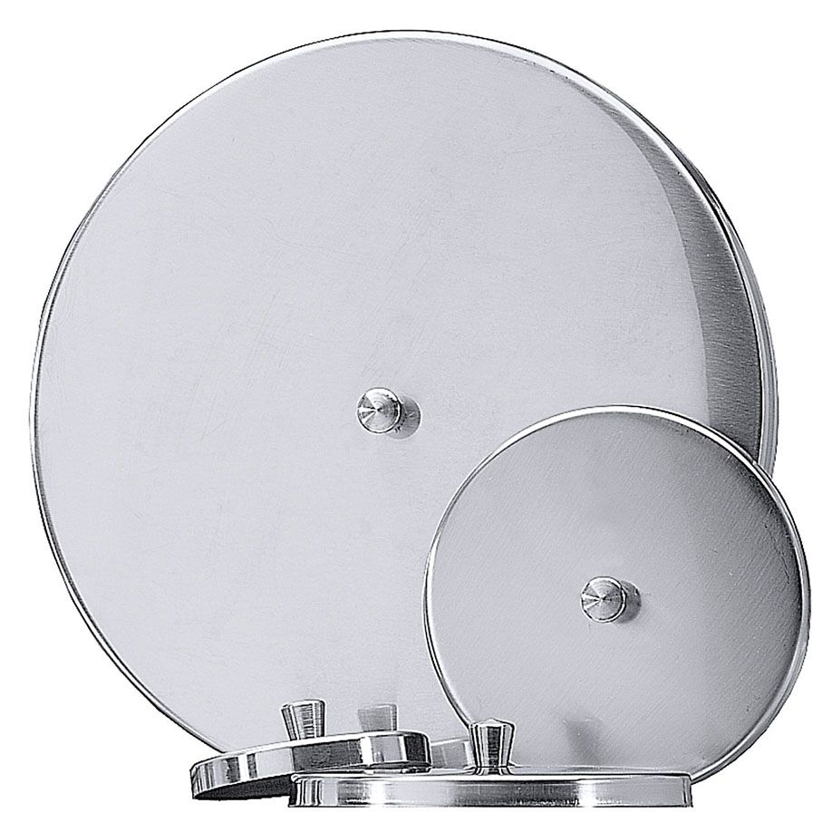 Deckel für Watte- und Tupferbehälter - Durchmesser 8,5 cm, Edelstahl