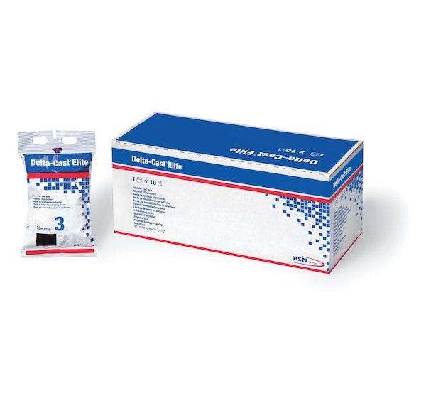 Delta-Cast Elite - Longetten 3‑lagig, weiß, glasfaserfrei vorgeschnitten (SSB-fähig)