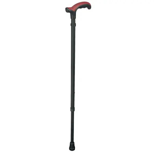 Derby Gehstock aus Leichtmetall mit weichem Comfort Soft Derbygriff - Rutschsicher
